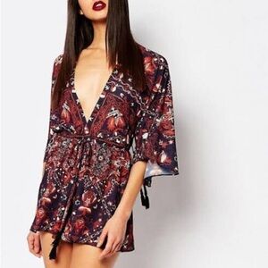 Bec & Bridge Folk Tales Playsuit Romper Boho Size 2